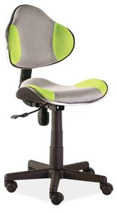Kancelárska stolička Eda - zelená/sivá