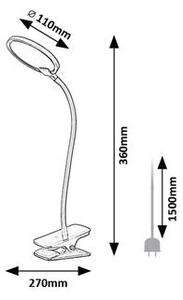 Rabalux MARCIN LED stolná lampa 74199