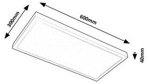 Rabalux DAMEK2 LED stropné svietidlo 71077