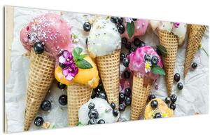 Obraz so zmrzlinami (120x50 cm)