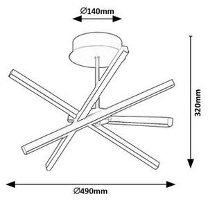 Rabalux MATILDE LED stropné svietidlo 71270