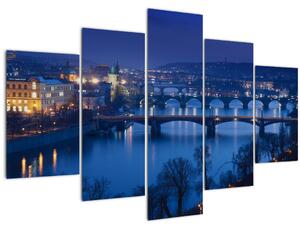 Obraz pražských mostov (150x105 cm)