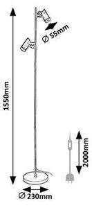 Rabalux MAXIMILIAN stojacia lampa 73046