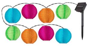 Rabalux TITU LED Solárna reťaz 8xLED/0,48W/1,2V 4,3 m IP44 600 mAh