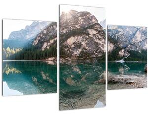 Obraz horského jazera (90x60 cm)