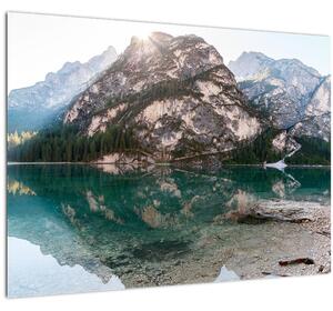 Obraz horského jazera (70x50 cm)