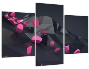 Obraz 3D abstrakcie (90x60 cm)