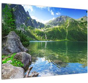 Obraz jazera v Tatrách (70x50 cm)