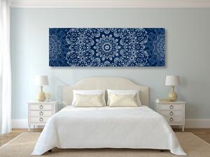 Obraz modrá Mandala s abstraktným vzorom