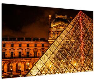 Obraz Louvre v Paríži (90x60 cm)