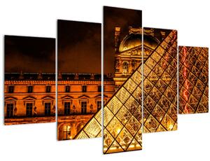 Obraz Louvre v Paríži (150x105 cm)