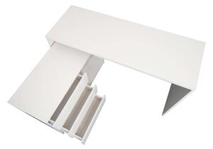 Písací stôl Teo Farba: Matná biela