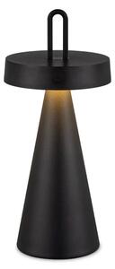 LED stmievateľná vonkajšia nabíjateľná dotyková stolová lampa HALO LED/1,5W/3,7V 3000 mAh IP44 čierna