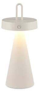 Stmievateľná vonkajšia nabíjateľná dotyková stolová LED lampa HALO LED/1,5W/3,7V 3000 mAh IP44 šedá