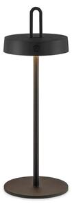 LED stmievateľná vonkajšia nabíjateľná dotyková stolná lampa SHINE LED/1,5W/3,7V 3000 mAh IP44 čierna