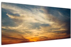 Obraz západu slnka (120x50 cm)