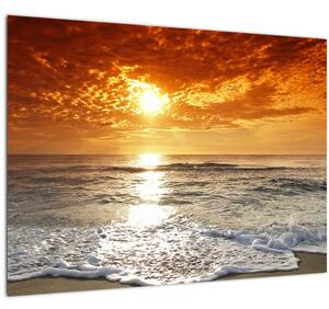Obraz západ slnka na Korzike (70x50 cm)