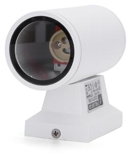 Aigostar - Vonkajšie nástenné svietidlo 1xGU10/230V biela IP65 guľatý