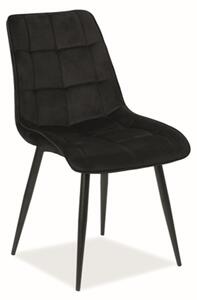Jedálenská stolička Elizabeth - čierna