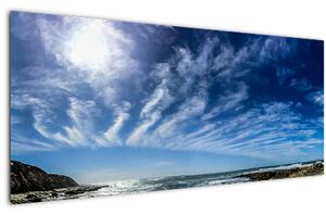 Obraz oblohy s mraky (120x50 cm)