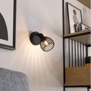 Eglo 901038 - Nástenné svietidlo SONNINO 1xE14/40W/230V čierna