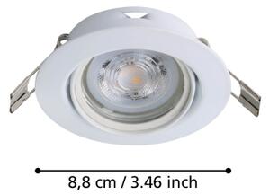Eglo 901756 - SADA 3x LED Podhľadové svietidlo FAVAZZINA 1xGU10/4W/230V biela