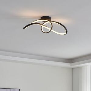 Eglo 901158-LED RGBW Stmievateľné stropné svietidlo CALAROSSA-Z LED/22W/230V čierna