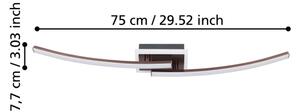 Eglo 901219 - LED Stropné svietidlo LUNGOLAGO LED/12W/230V 4000K medená