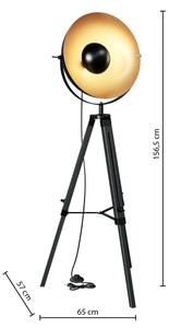 Atmosphera - Stojacia lampa LAHTI 1xE27/25W/230V paulovnia