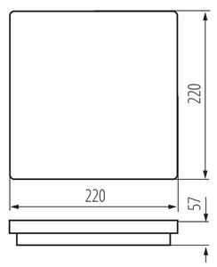 Kanlux 38787 - LED Vonk. svietidlo BENO LED/12/18W/230V 3000/3500/4000K IP65 ant