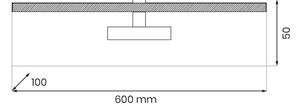 LED Obrazové svietidlo PRADO LED/11W/230V zlatá