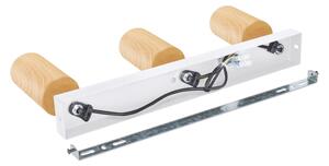 Brilagi - Bodové svietidlo SELE 3xGU10/30W/230V biela/dekor duba
