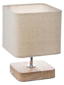 Atmosphera - Stolná lampa TOXEY 1xE14/25W/230V borovica/béžová