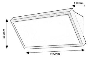 Rabalux 77150 - LED Vonkajšie nástenné svietidlo RAPLA LED/18W/230V IP65