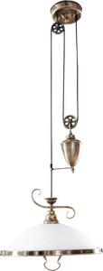 Rabalux ELISETT závesný luster s kladkou 60W/E27/IP20 - bronz