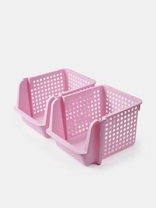 Sinsay - Organizér 2 pack - pastelová ružová