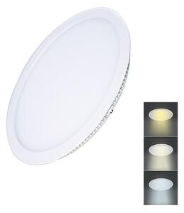 SOLIGHT LED mini panel CCT, podhľadový, 12W, 900lm, 3000K, 4000K, 6000K, okrúhly