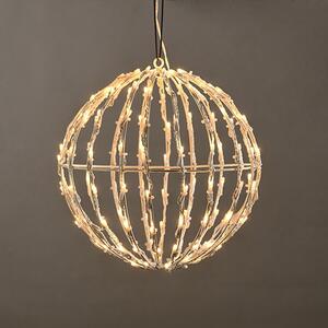 ACA Lighting LED vianočné 3D guľa, priemer 30 cm, 150 LED, 230V, IP44