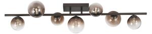 Brilagi - LED Prisadený luster MILLA 7xG9/3W/230V hnedá/dymová hnedá