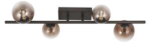 Brilagi - LED Prisadený luster MILLA 4xG9/3W/230V hnedá/dymová hnedá