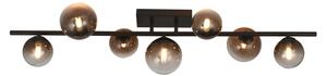 Brilagi - LED Prisadený luster MILLA 7xG9/3W/230V hnedá/dymová hnedá