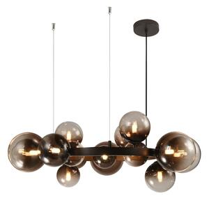 Brilagi - LED luster na lanku MILLA 15xG9/3W/230V hnedá/dymová hnedá