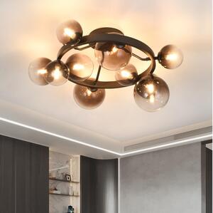 Brilagi - LED prisadený luster MILLA 10xG9/3W/230V hnedá/dymová hnedá