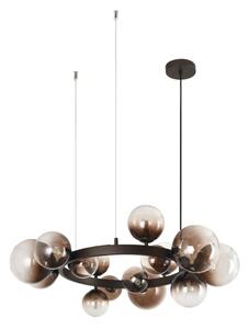 Brilagi - LED luster na lanku MILLA 15xG9/3W/230V hnedá/dymová hnedá