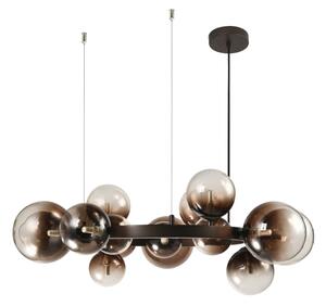 Brilagi - LED luster na lanku MILLA 15xG9/3W/230V hnedá/dymová hnedá