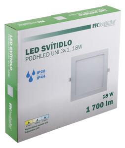 LED Kúpeľňové podhľadové svietidlo LED/18W/230V 3000/4000/6000K IP44