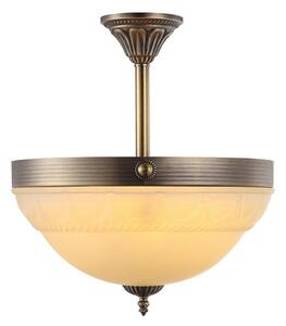 Brilagi - Luster na tyči DAHLIA 3xE27/40W/230V priemer 37 cm mosadz
