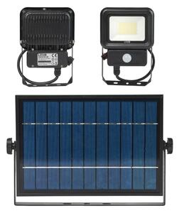 LED vonkajší solárny reflektor so senzorom LED/20W/3,7V 6500K IP65 4400 mAh
