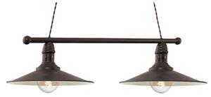 Brilagi - Luster na lanku FORGE 2xE27/60W/230V hnedý