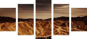 5-dielny obraz Národný park Death Valley v Amerike